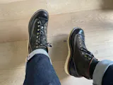 Men's Two Tone Kiltie Lace-to-Toe Boots
