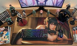 Yor Forger Gaming Mouse Pad, Spy x Family Desk Mat, Anime Heroine Setup