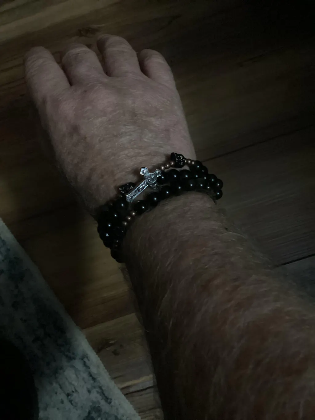 Memento Mori | Triple Wrap Rosary Bracelet – Crux Invicta