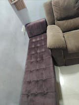 Velvet 3-Seater Settee for Living Room Decor
