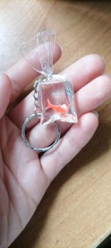 Fashion Creative Koi Fish goldfish Water Bag Dangle Earrings Cute Handmade Earrings Womens Jewelry