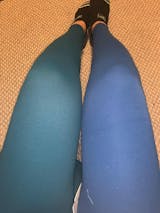 CRZ YOGA Women's Matte Brushed Light Fleece Yoga Pants High Waist Warm  Sports Gym Leggings with Pockets - 25/28 inches