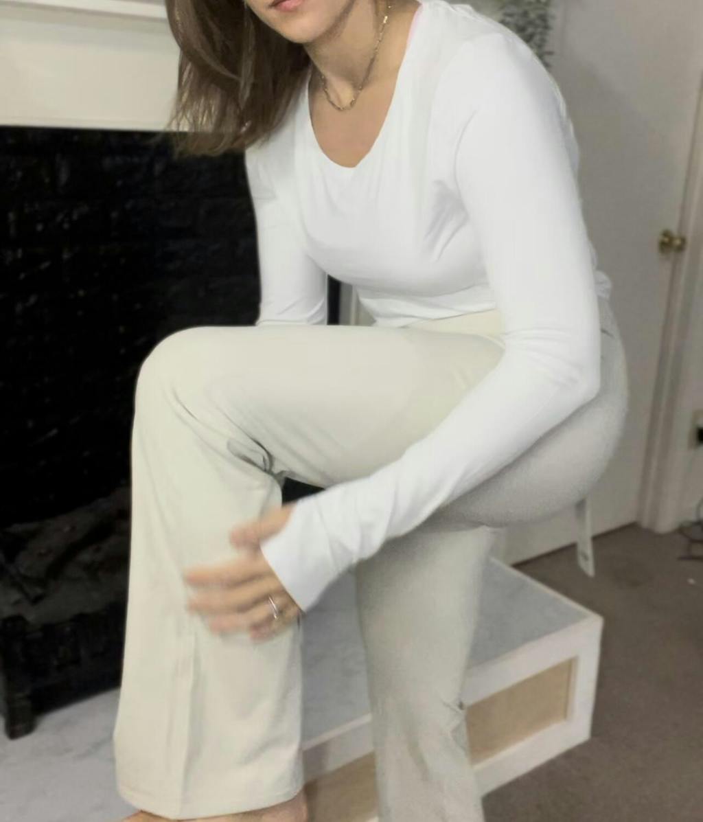 Butterluxe High Waist Flare Wide Leg Bootcut Pockets Leggings 32" CRZ YOGA