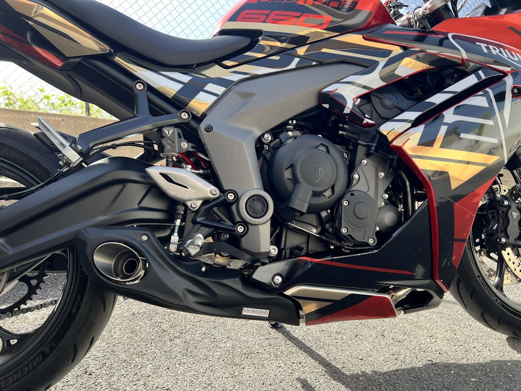 2024-on Triumph Daytona 660 CS Racing Full Exhaust | Muffler + dB Kill ...