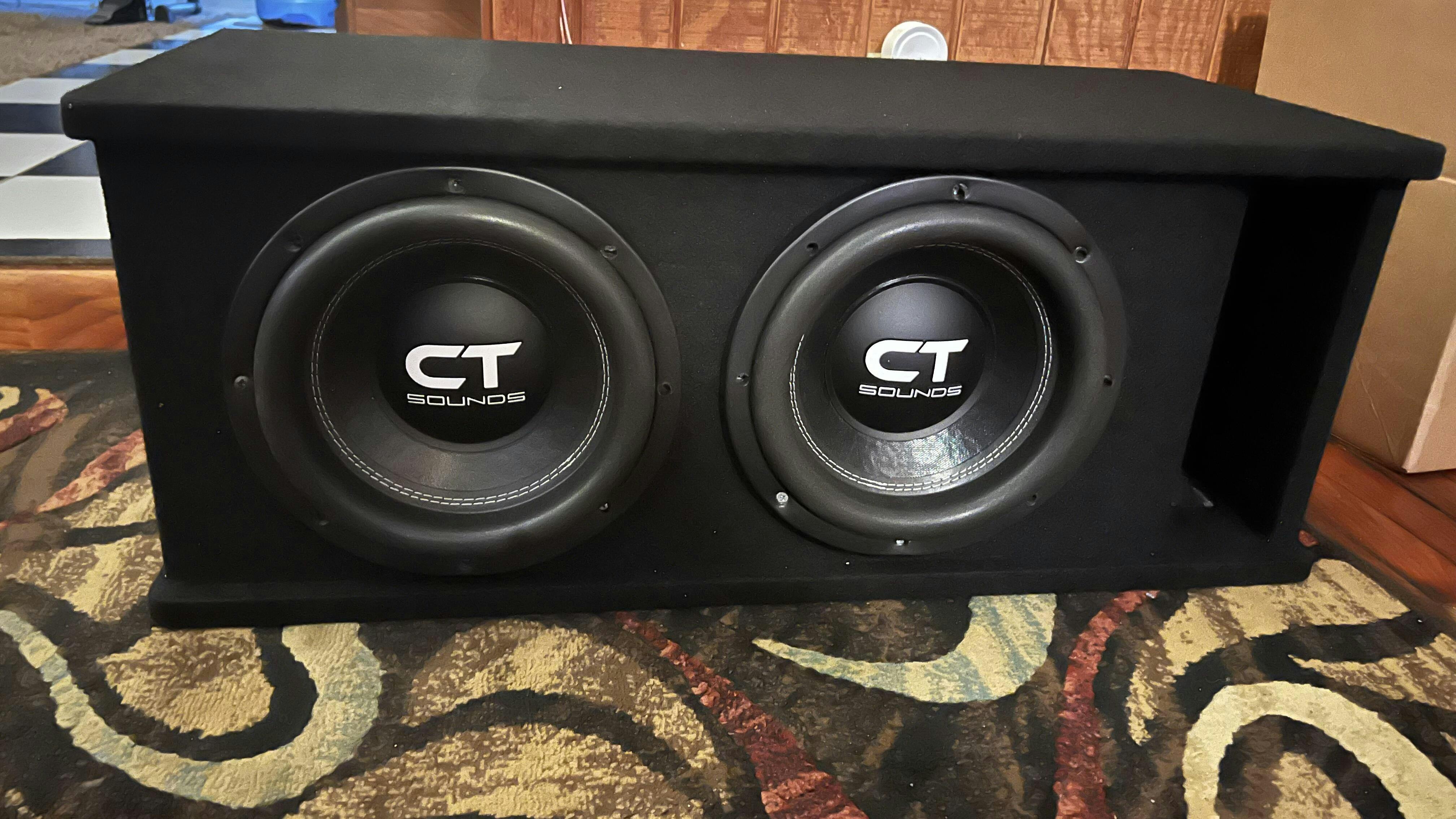 Ct Sounds Dual 12 Inch Subwoofer Enclosure Ct Sounds Ported Sub