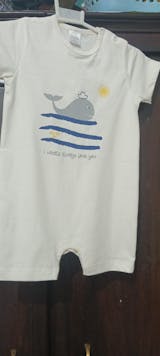 Set of 3 Half Length Rompers (Sailor)