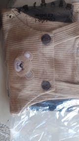 Newborn set of 3 (Red Stripes)