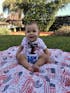 Patriotic 1st Birthday Onesie