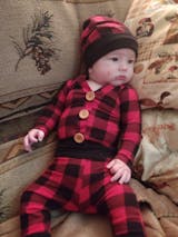 Buffalo Plaid Leggings - Unisex - for babies - Cuddle Sleep Dream