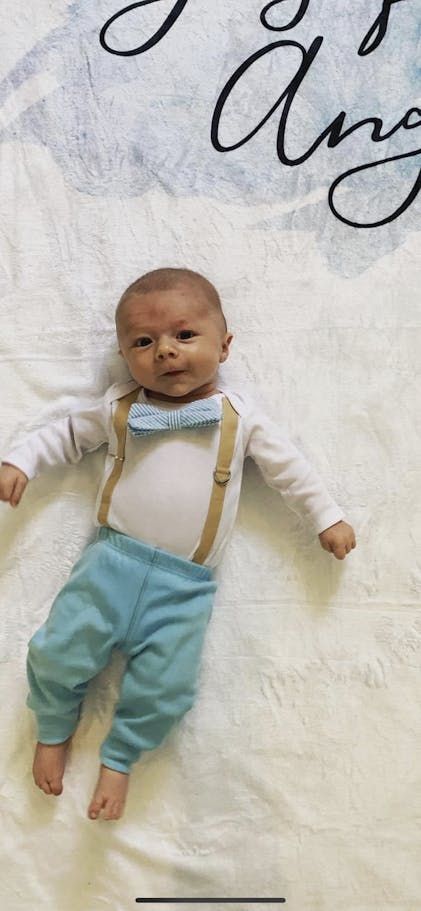 Baby Boy Valentine's Day Outfit - Heartbreaker Bowtie Outfit