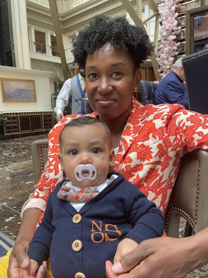 Baby Boy New Year's Tie & Suspender Outfit - 2023 - Cuddle Sleep Dream