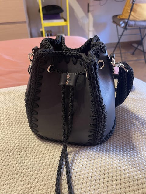 Bolso Bombonera Olga M negro
