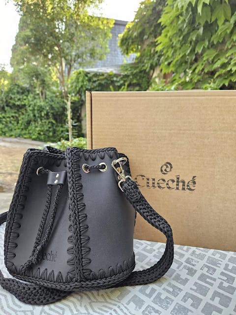 Bolso Bombonera Olga M negro