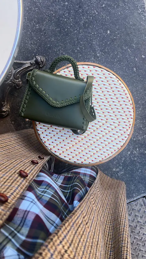 Bolso Satchel Sofia S Verde