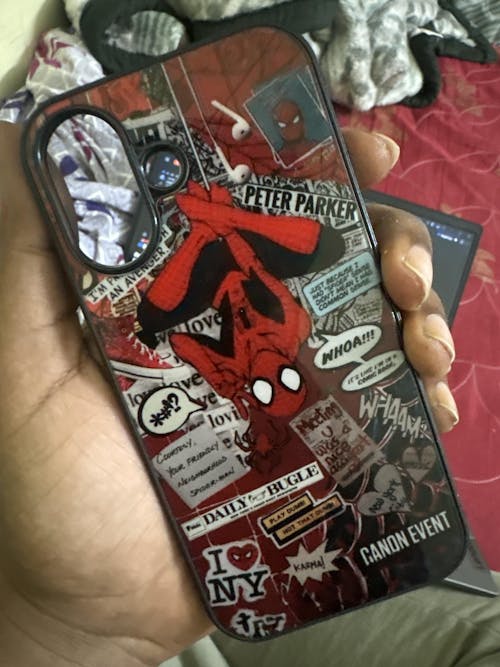 Spider-Man Aesthetic Glass Phone Case Cover
