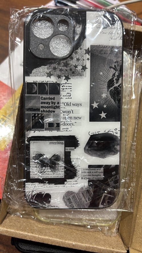 Gothic Coquette Vintage Aesthetic Glass Phone Case Cover