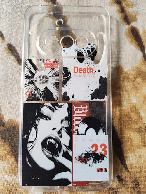 Death Aesthetic Silicone Clear Case