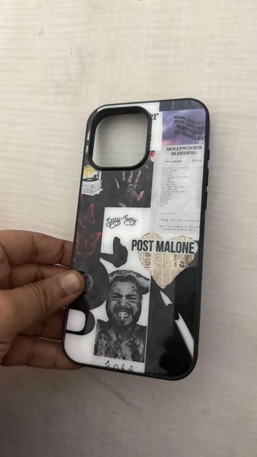 Post Malone Spotify Glass Phone Case Cover