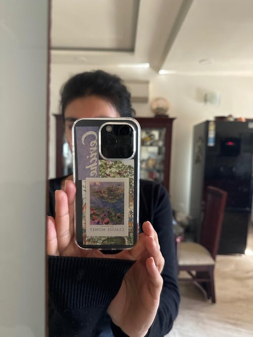 Claude Monet Lilies Aesthetic Silicone Clear Case