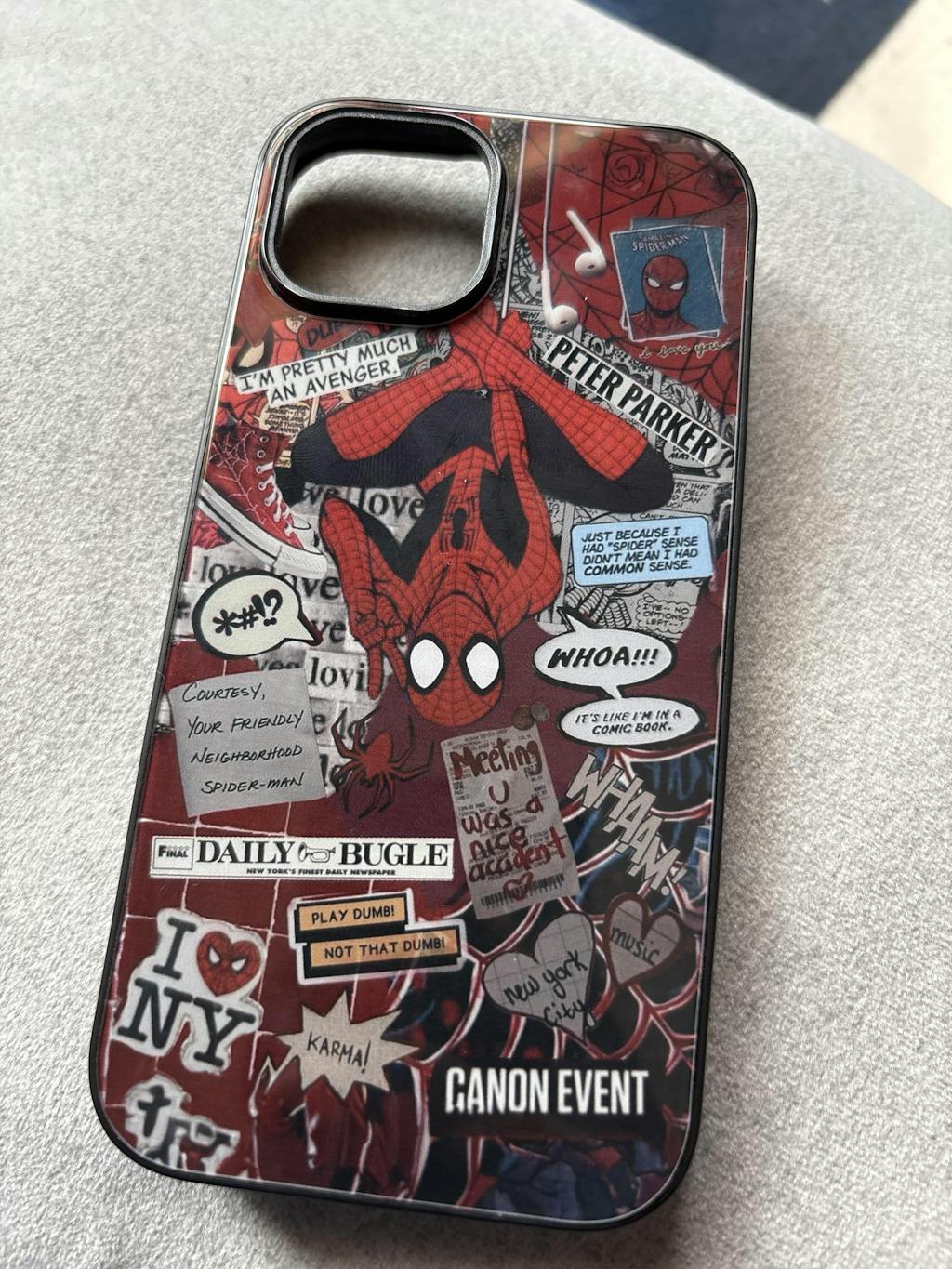 Spider-Man Aesthetic Glass Phone Case Cover
