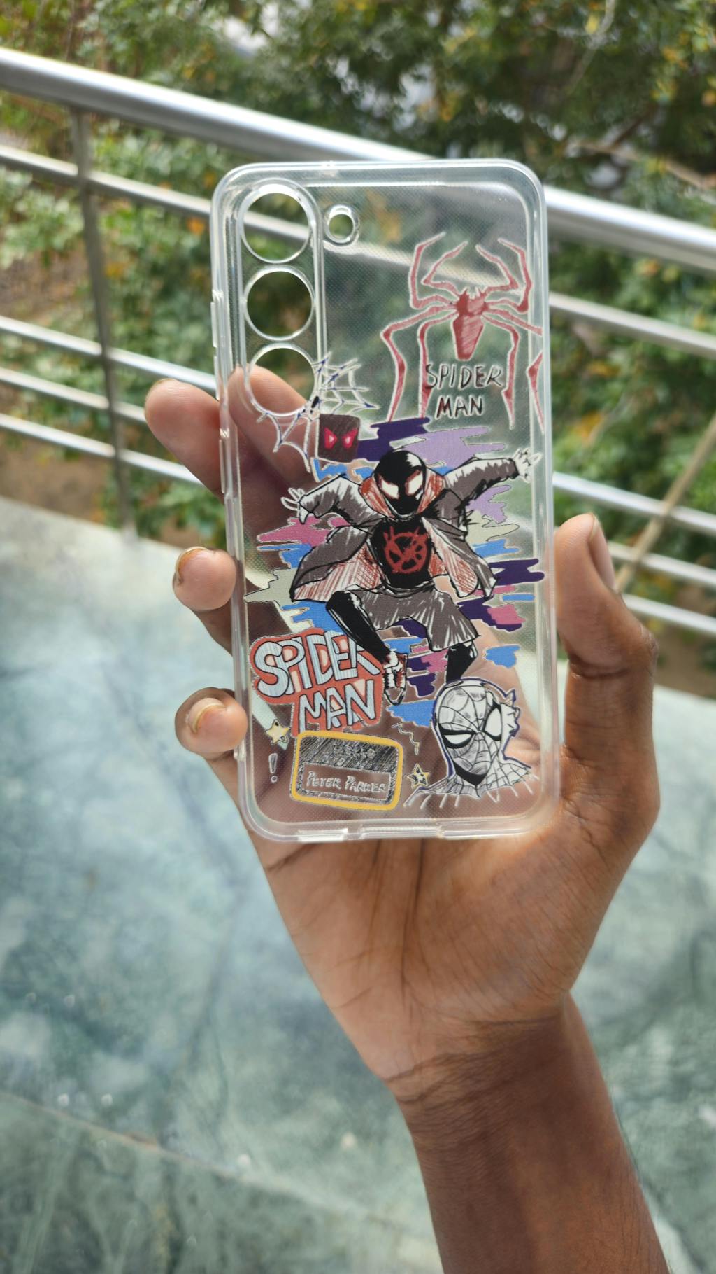 Spider-Man Silicone Clear Case