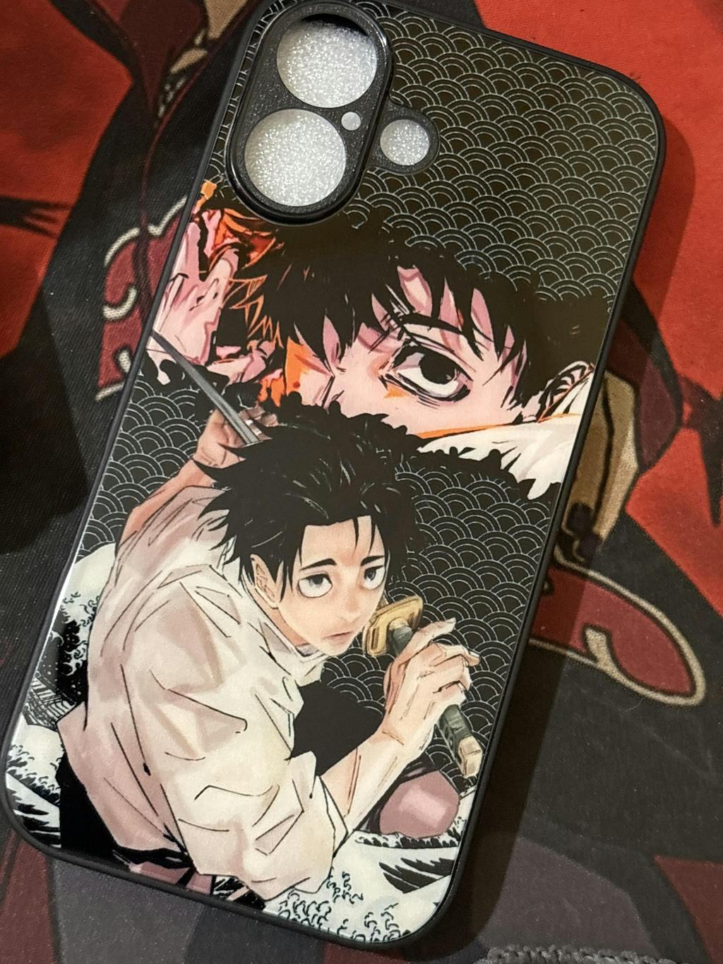JJK Yuta Anime Glass Phone Case Cover