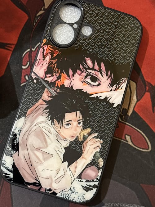 JJK Yuta Anime Glass Phone Case Cover