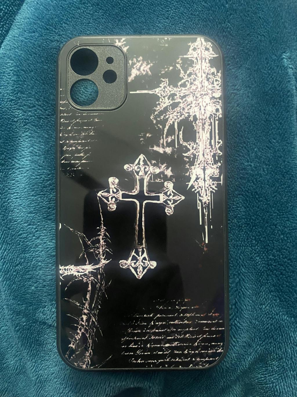 Gothic Cybersigilism Glass Phone Case Cover