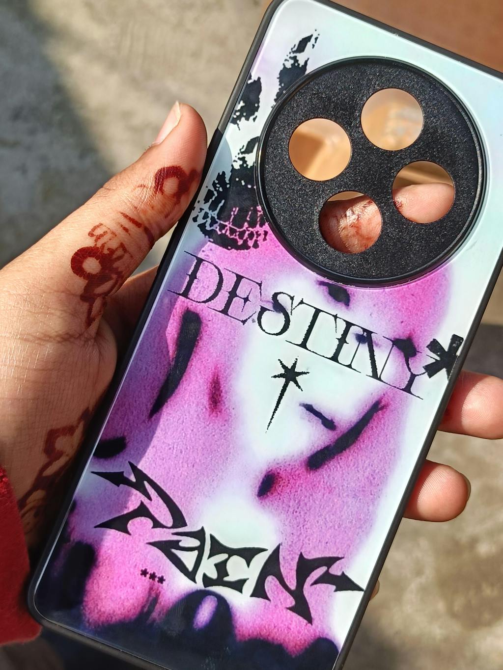 Destinity Cybersigilism Glass Phone Case Cover