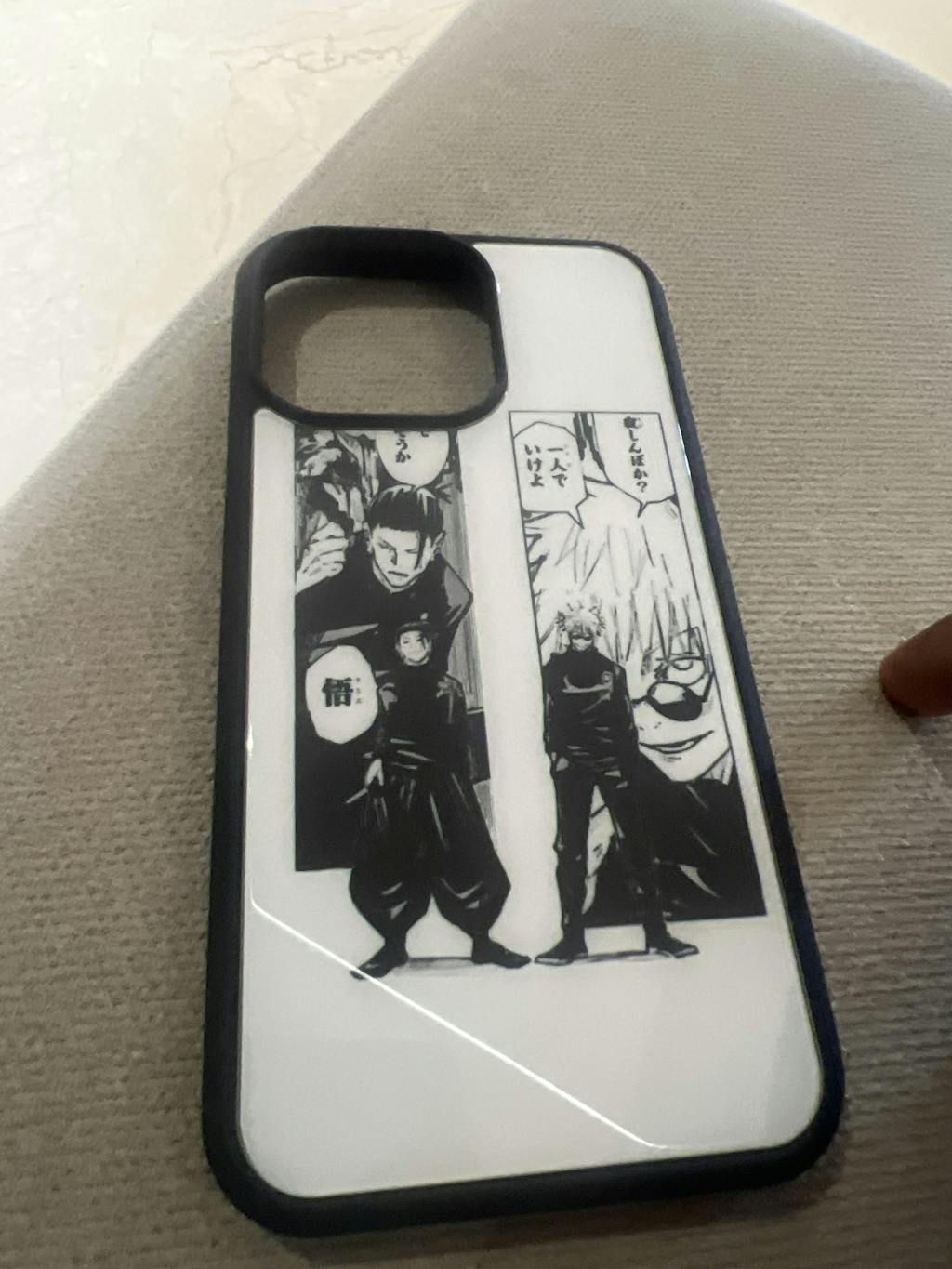 Geto Gojo Duo Anime Glass Phone Case