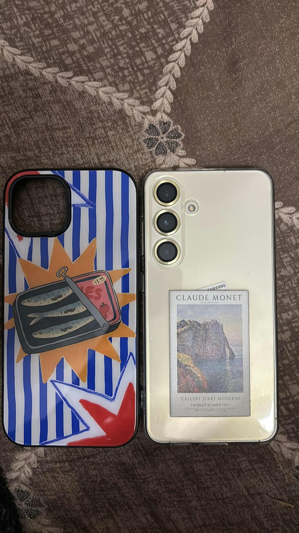 Claude Monet Gallery Aesthetic Polaroid Silicone Clear Case