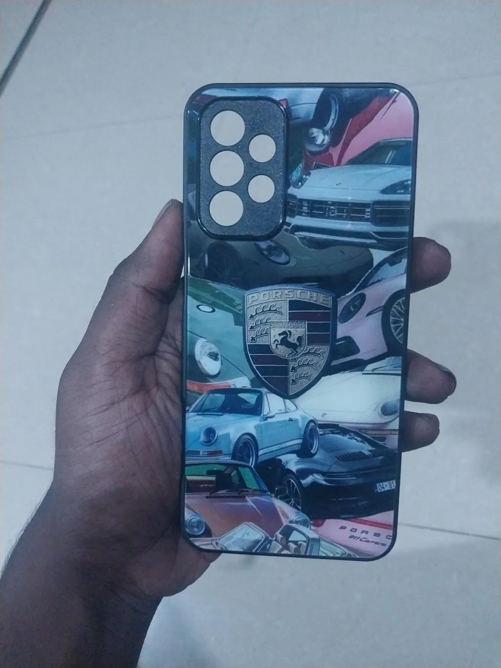 Porsche Vintage Glass Phone Case Cover