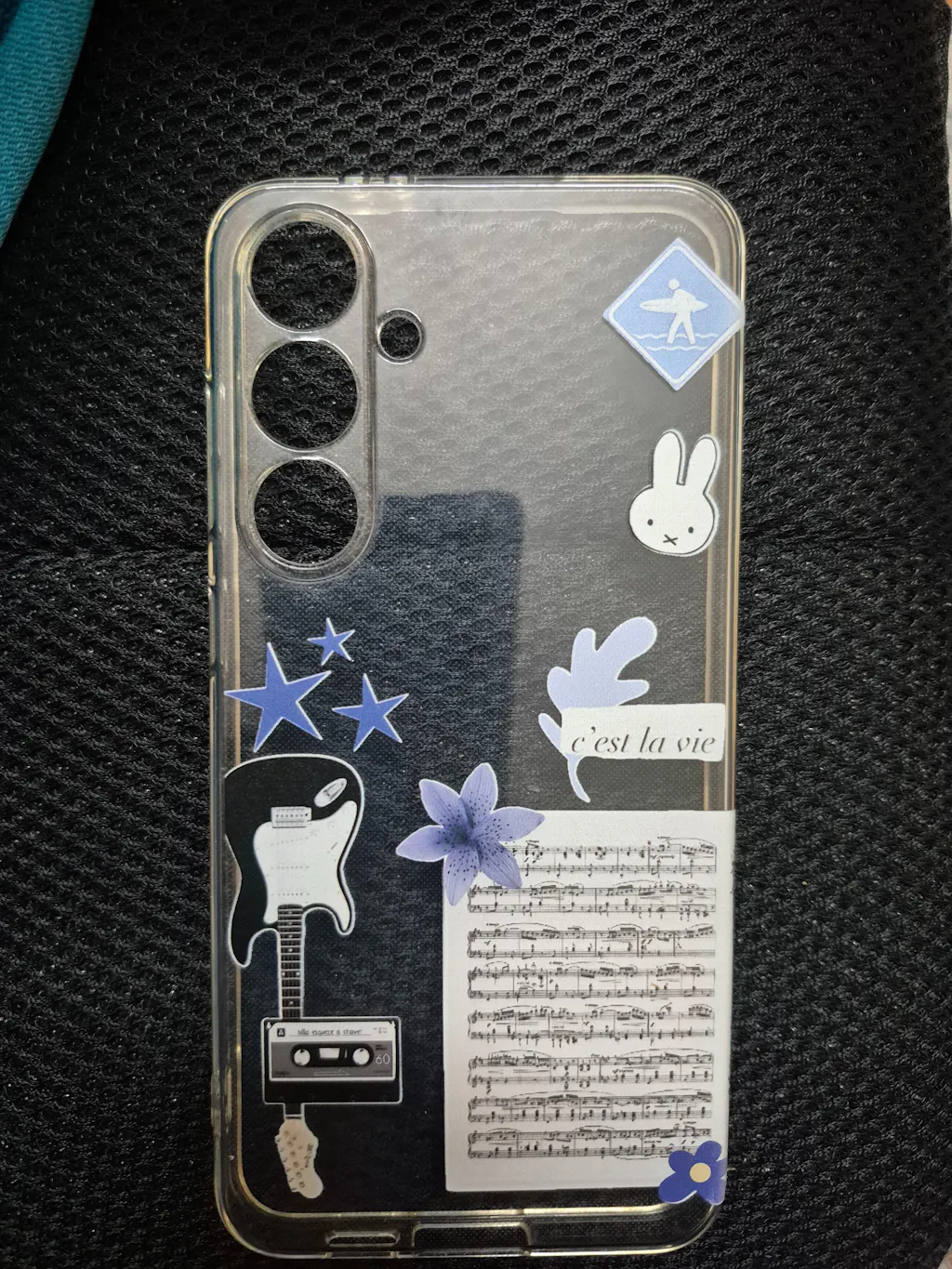 C'est La Vie Aesthetic Silicone Clear Case