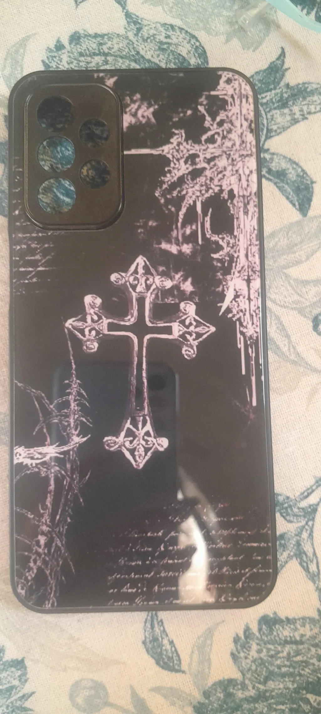 Gothic Cybersigilism Glass Phone Case Cover