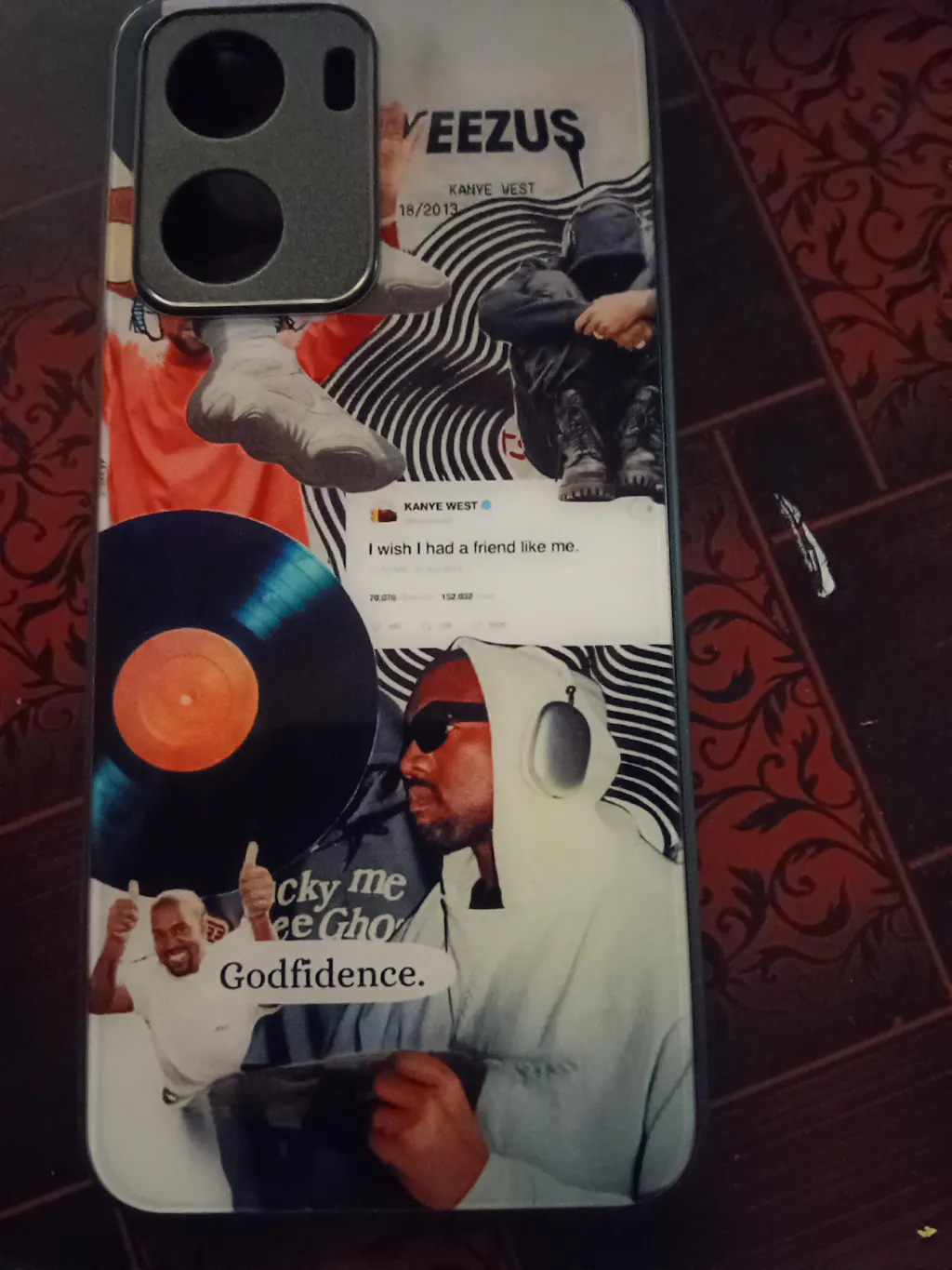 Kanye West Pop Culture Glass Phone Case Cover