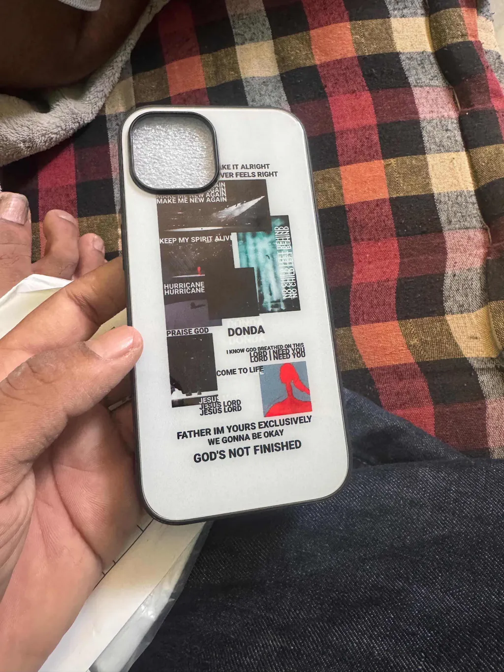 Kanye West Donda Spotify Glass Phone Case Cover