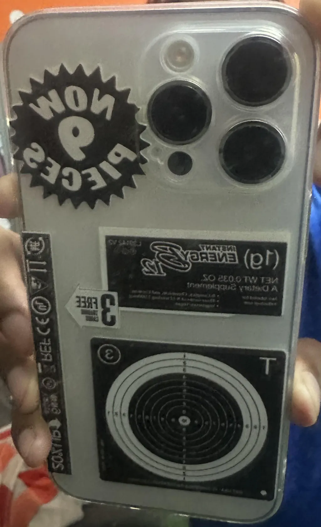 Roids Disclaimer Aesthetic Silicone Clear Case