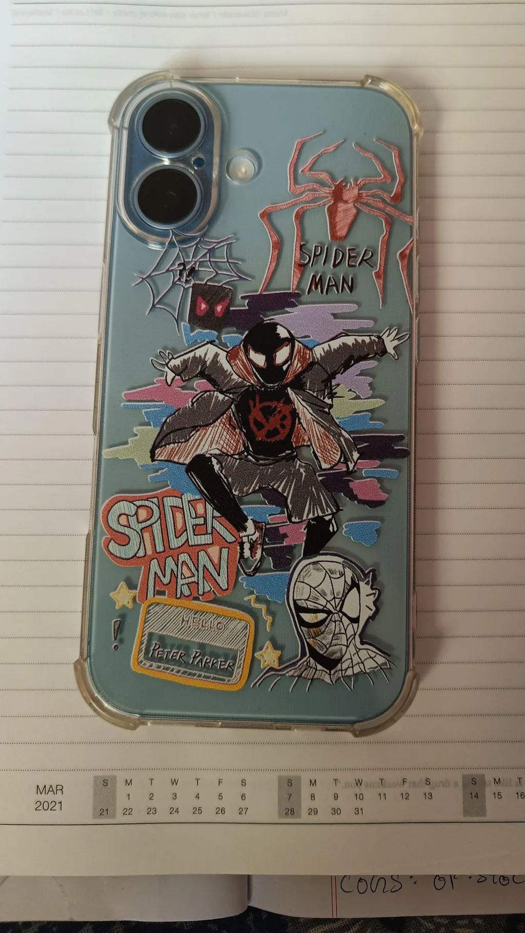 Spider-Man Silicone Clear Case