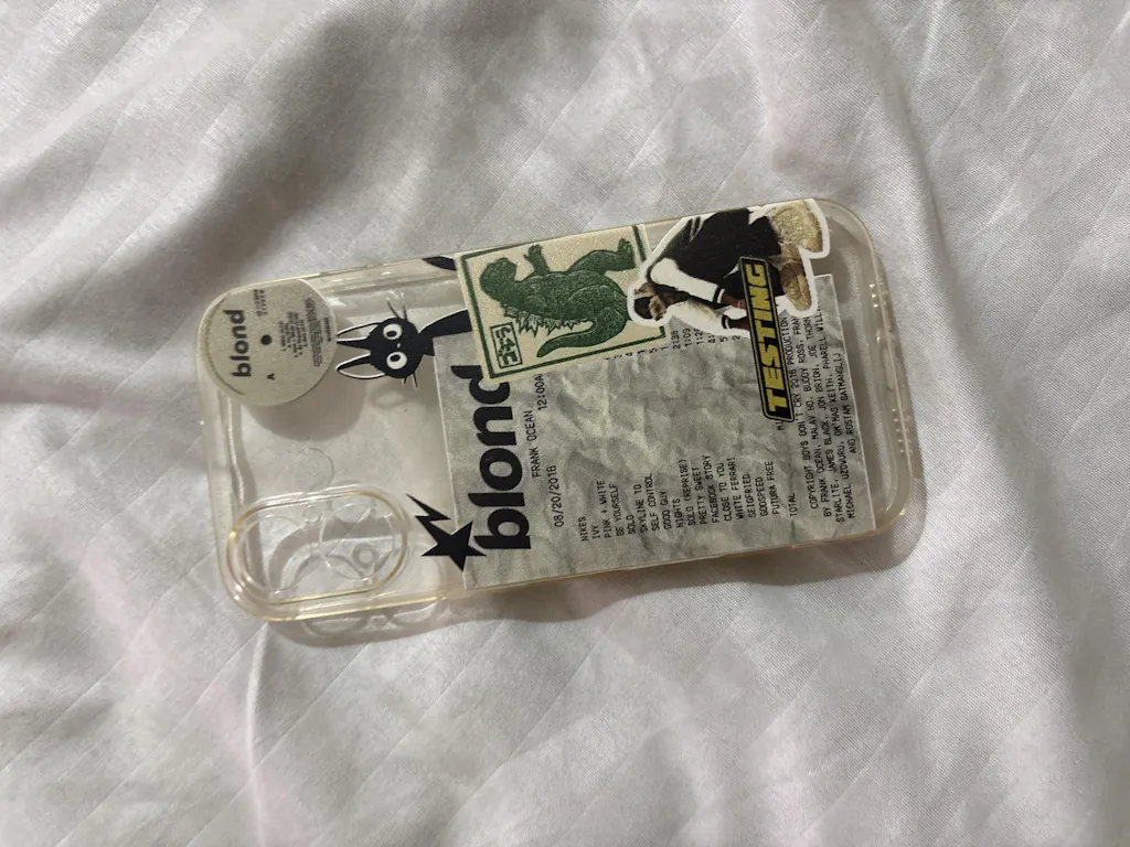 Frank Ocean Blond Aesthetic Silicone Clear Case