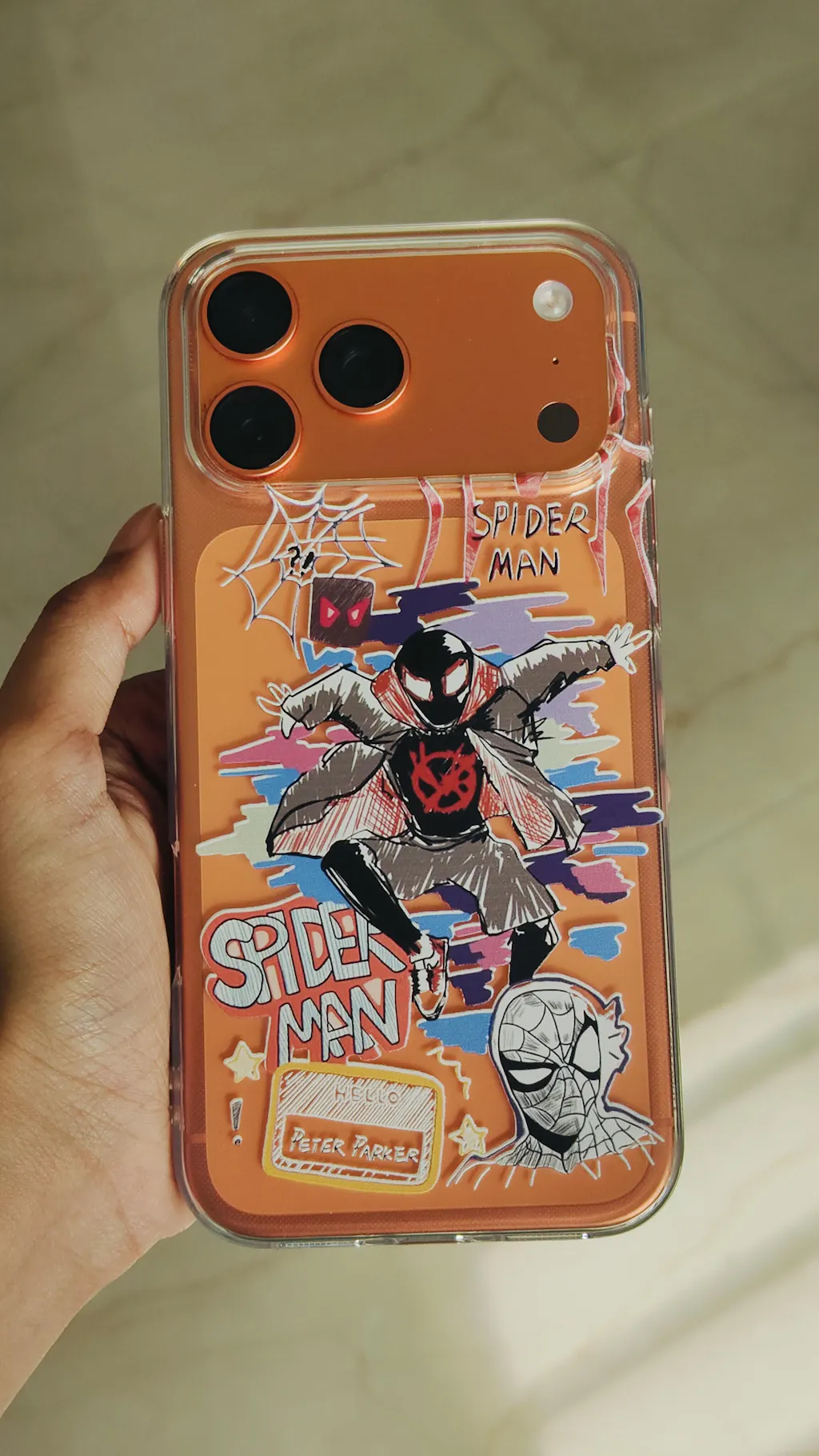 Spider-Man Silicone Clear Case