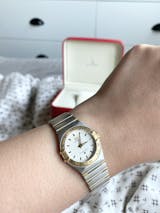 Preloved Authentic Omega Constellation Two‑Tone Ladies Watch