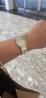 Preloved Authentic Hermès Clipper Watch 2 tone 24MM 16.5cm