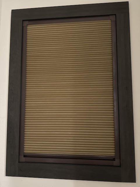 Cellular Shades Cordless Blackout, Skylight Blinds for Windows Roof Window Shades for Home, Room Darkening Honeycomb Blinds for Doors - Custom Cut to Size