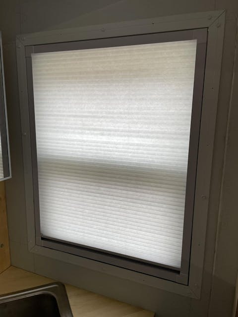 Cellular Shades Cordless Blackout, Skylight Blinds for Windows Roof Window Shades for Home, Room Darkening Honeycomb Blinds for Doors - Custom Cut to Size