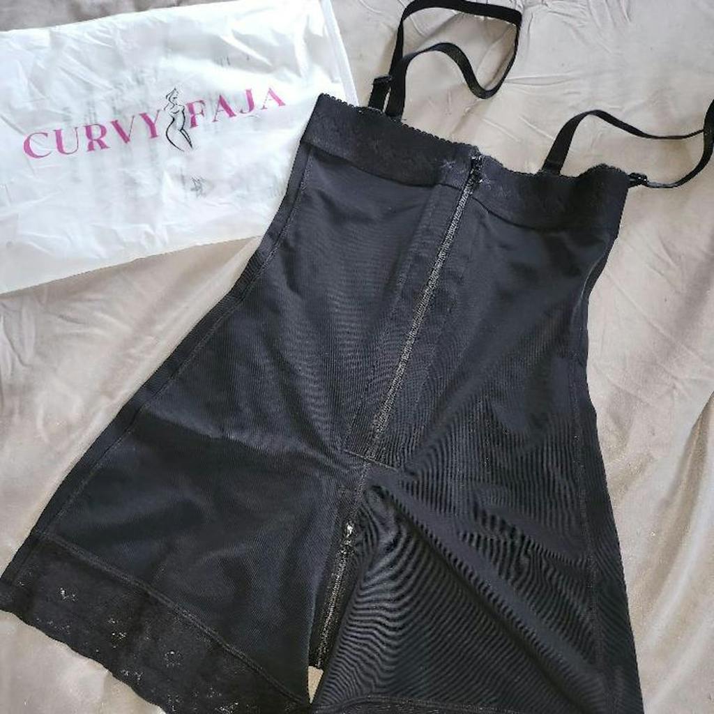 Fajas compresión fajas busto abierto control de barriga con cremallera