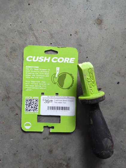 CushCore Bead Dropper Tire Lever - Cambria Bike