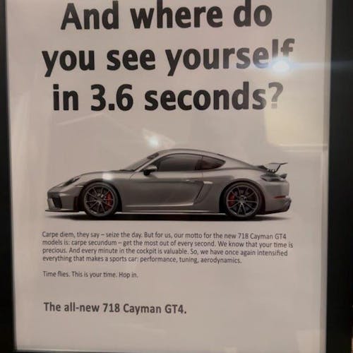 Porsche 911 GT3 (992) Vintage Ad - Precious Time