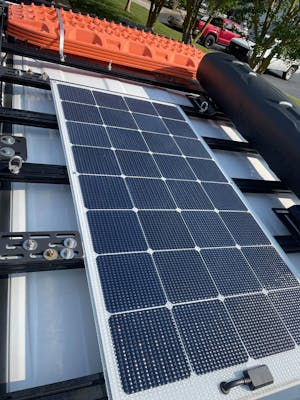 120 Watt Walkable Solar Panel - Sunpower A+ Grade 24.4% Efficient Cells