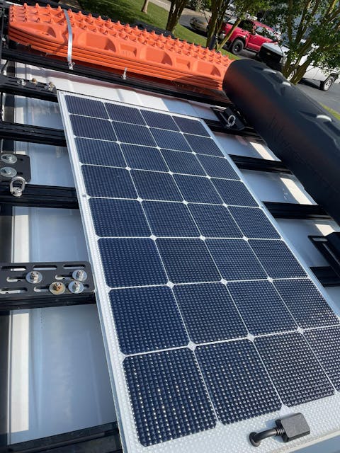 120 Watt Walkable Solar Panel - Sunpower A+ Grade 24.4% Efficient Cells