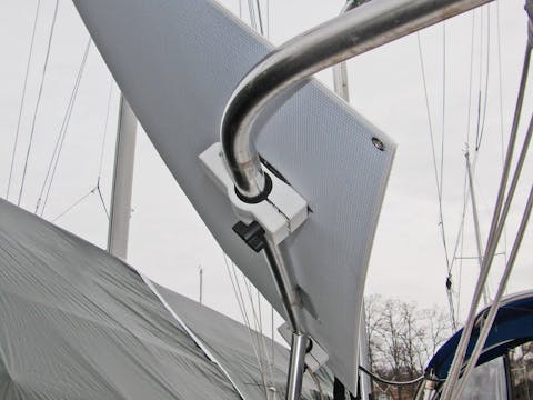 100 Watt Carbon Fiber Marine Solar Panel With SeaDog Rail Mount Brackets – DIY Install